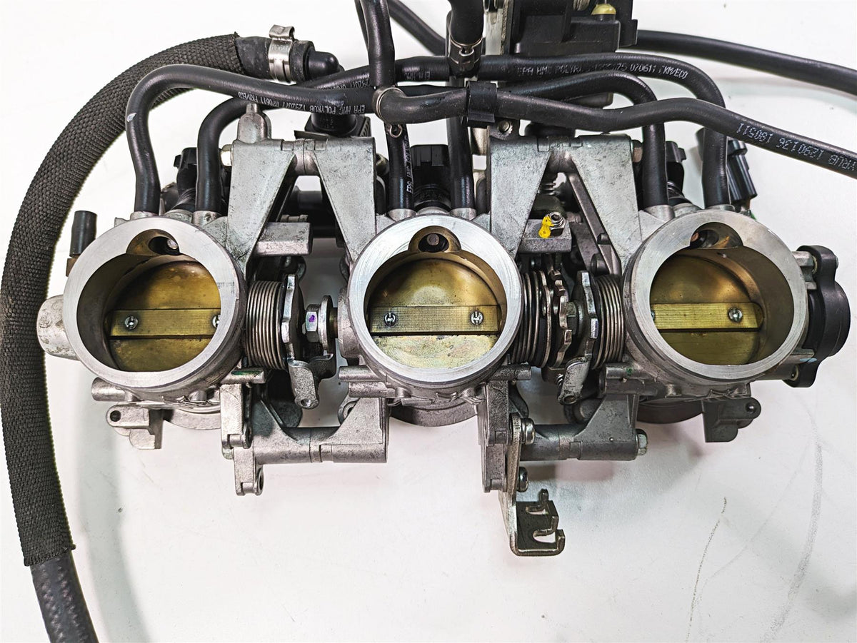 2012 Triumph Tiger 800XC ABS Keihin Throttle Body Fuel Injection Set T1243800 {{ shop.shopifyCountryName }} - Mototech271