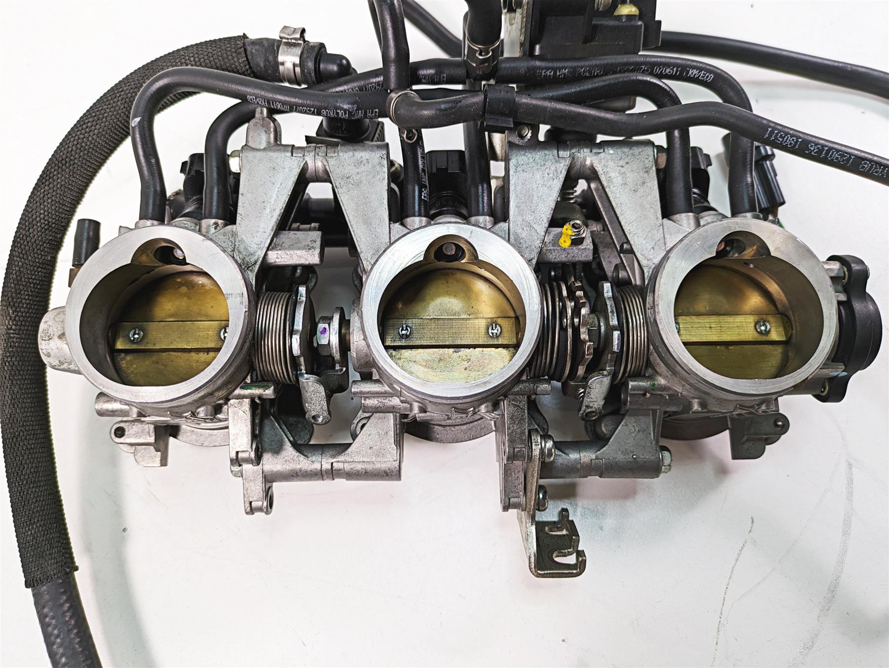 2012 Triumph Tiger 800XC ABS Keihin Throttle Body Fuel Injection Set T1243800 {{ shop.shopifyCountryName }} - Mototech271