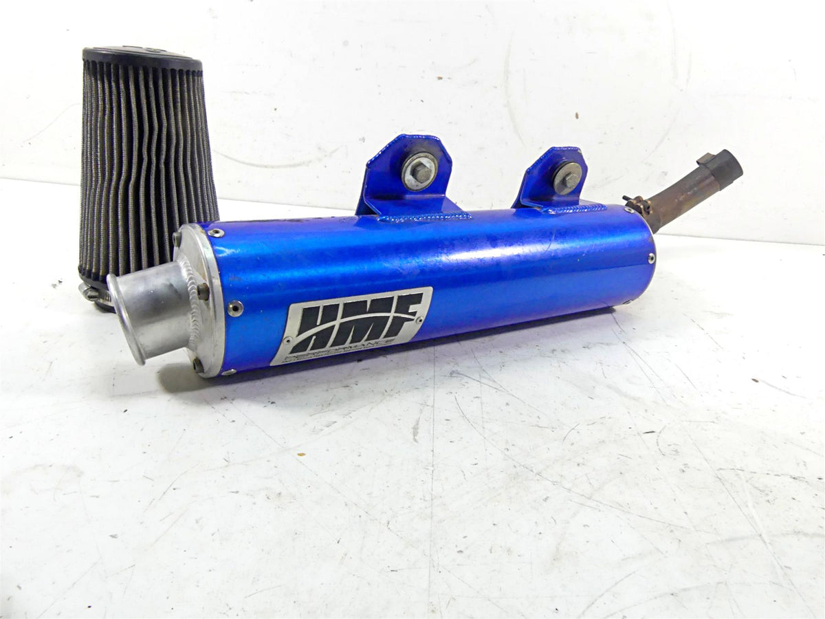 2017 Yamaha YFM Raptor 700R SE HMF Blue Slip On Exhaust 041363606471 PD-234 {{ shop.shopifyCountryName }} - Mototech271