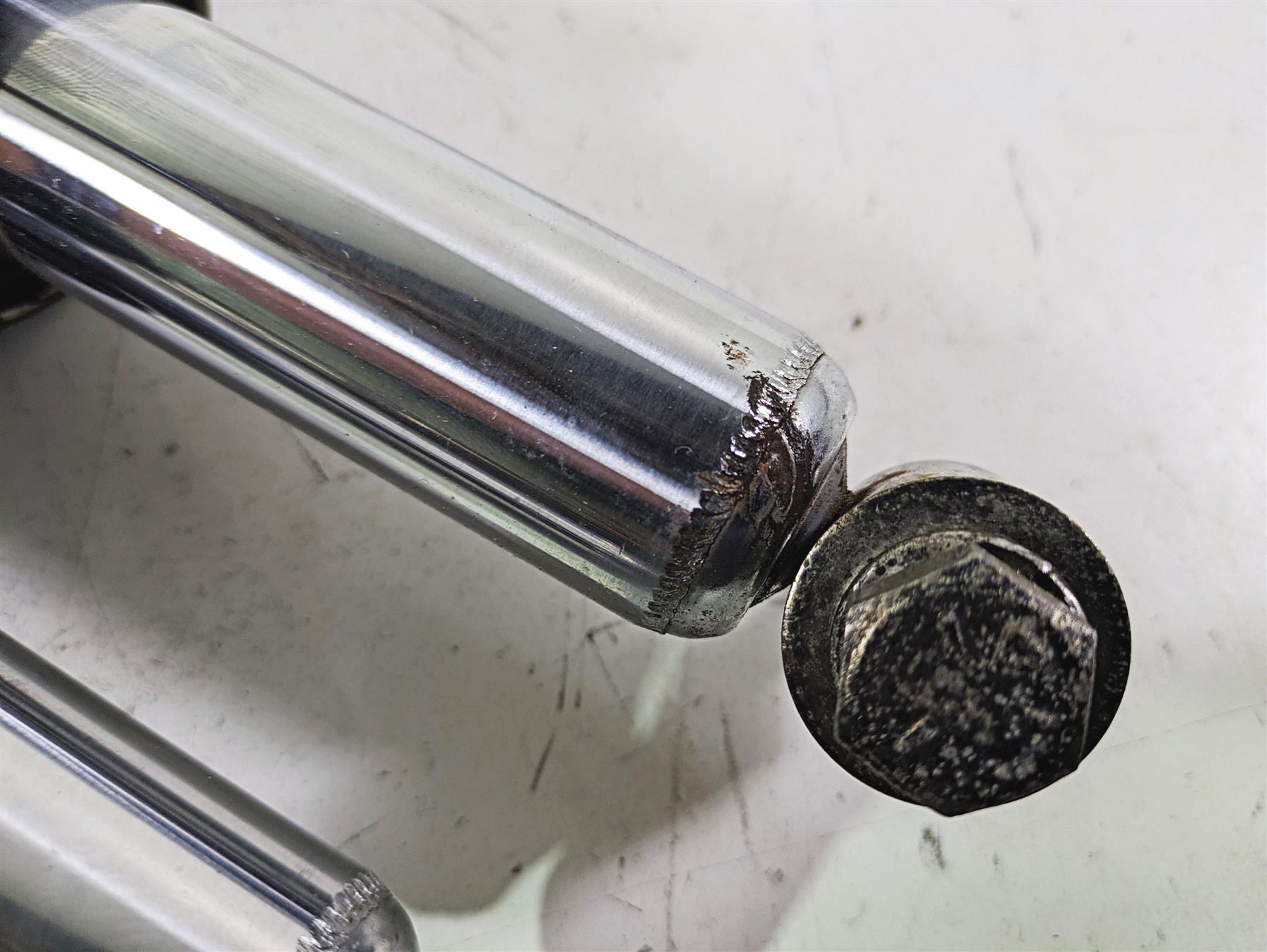 2003 Harley Touring FLHTCUI 100TH E-Glide Rear Suspension Shock Set 54565-97C {{ shop.shopifyCountryName }} - Mototech271