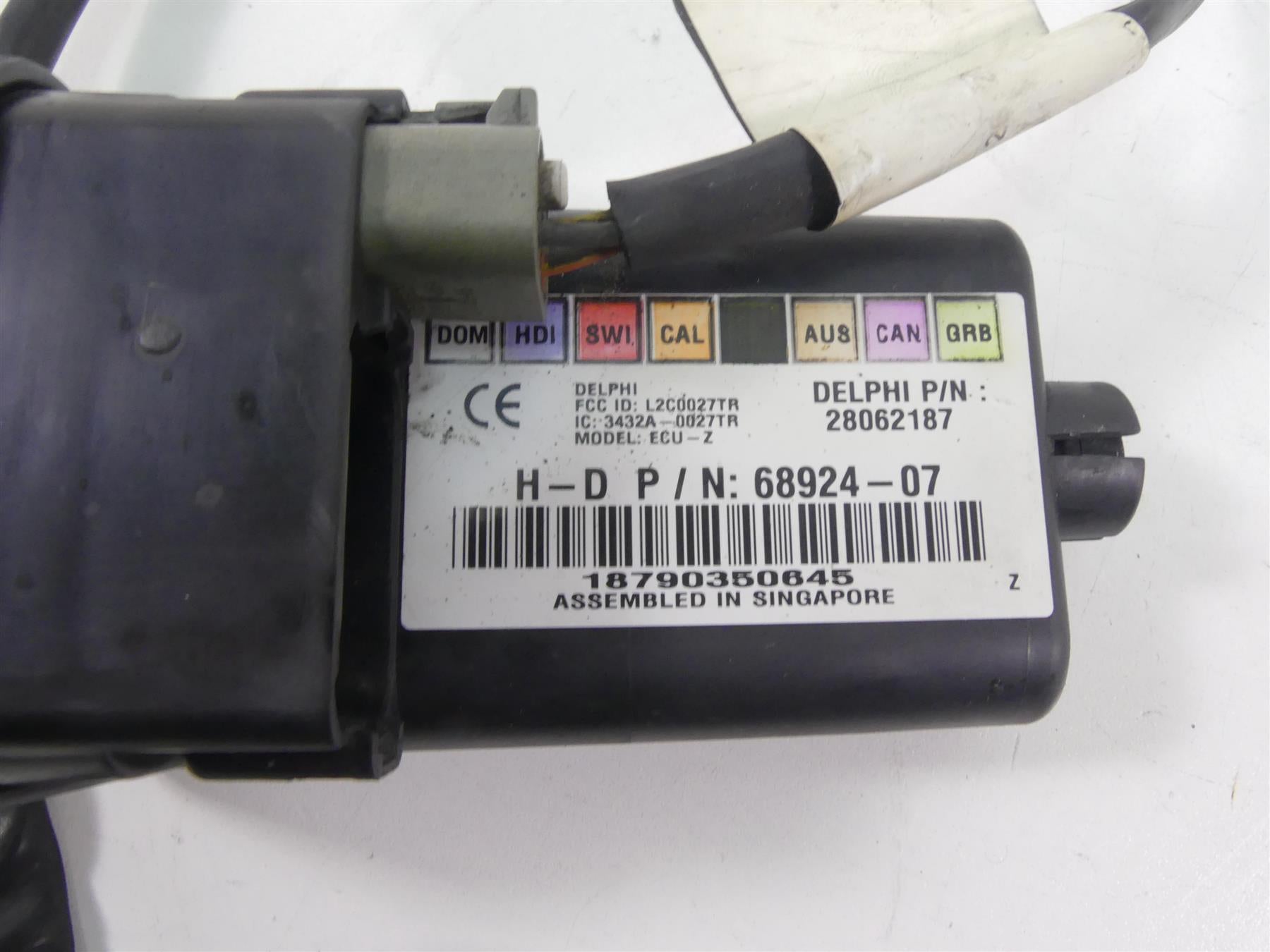 2009 Harley FLHTCU SE4 CVO E-Glide Tssm Turn Signal Security Module 68924-07 {{ shop.shopifyCountryName }} - Mototech271