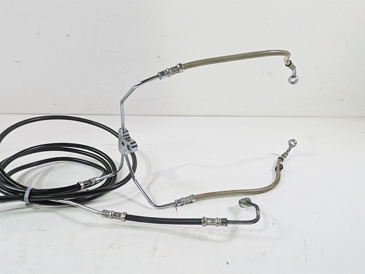 2010 Harley Touring FLHXSE CVO Street Glide Front Abs Brake Line Set 46674-10 {{ shop.shopifyCountryName }} - Mototech271