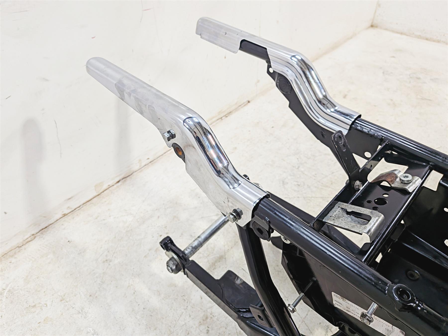 2004 Harley Touring FLTRI Road Glide Straight Frame Chassis & Swingarm with Clean Iowa Title T47900-02A-Mototech271