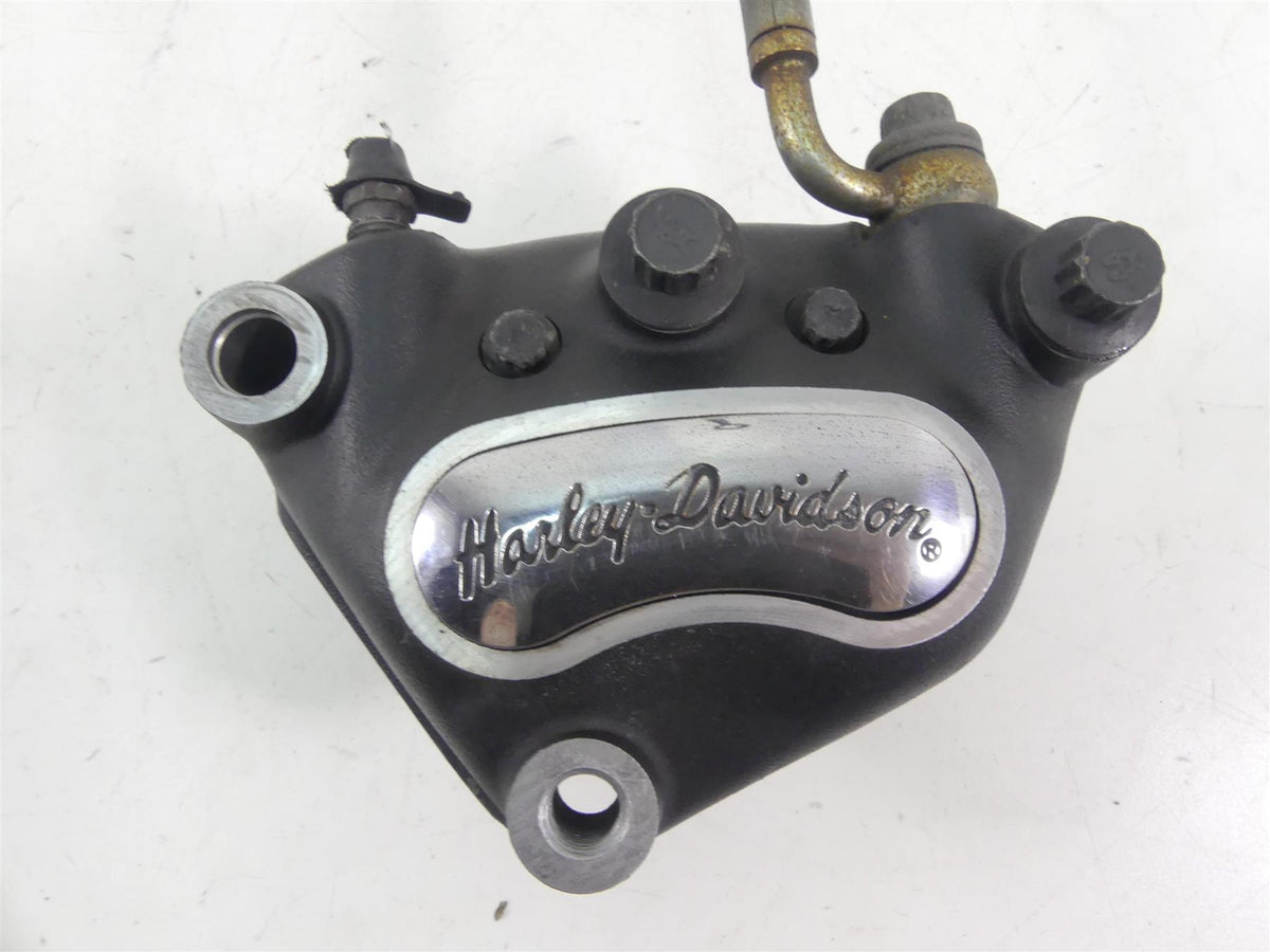 2002 Harley Softail FXSTDI Deuce Front Brake Caliper + Line 44046-00D {{ shop.shopifyCountryName }} - Mototech271