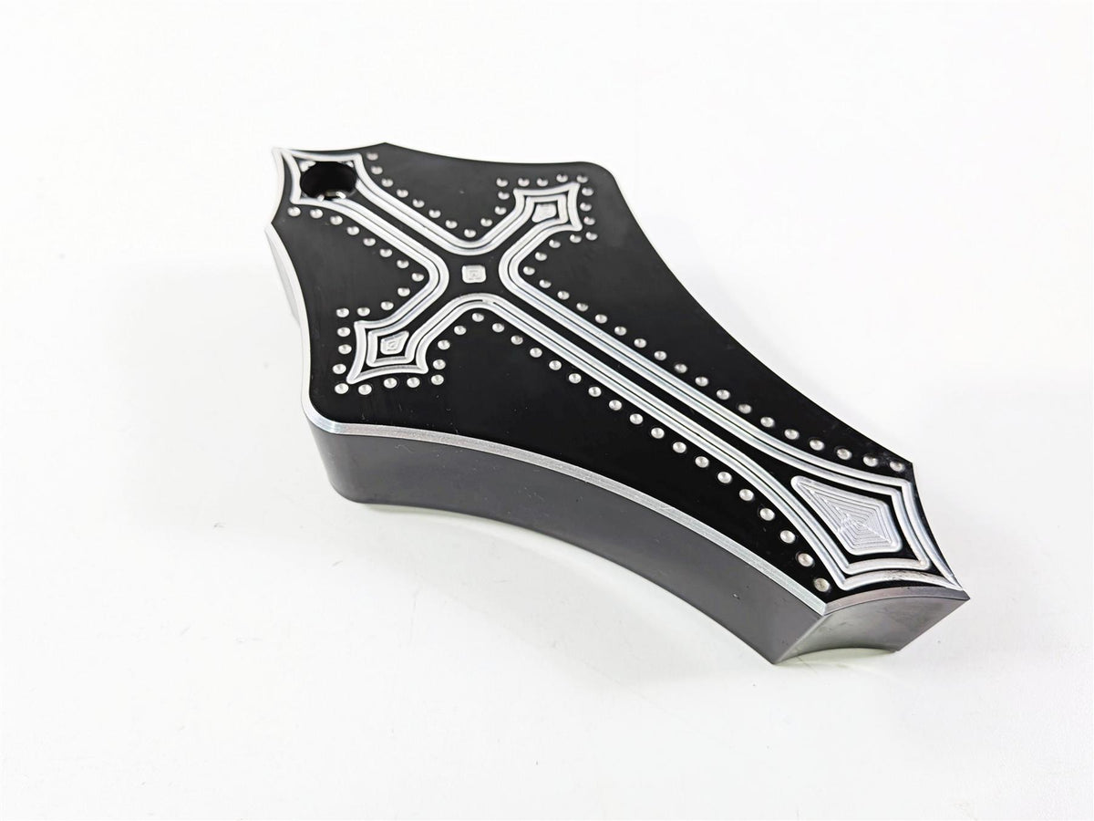 2017 Harley Touring FLHXS Street Glide Precision Billet Darkside Horn Cover DRK-570-Black-Mototech271