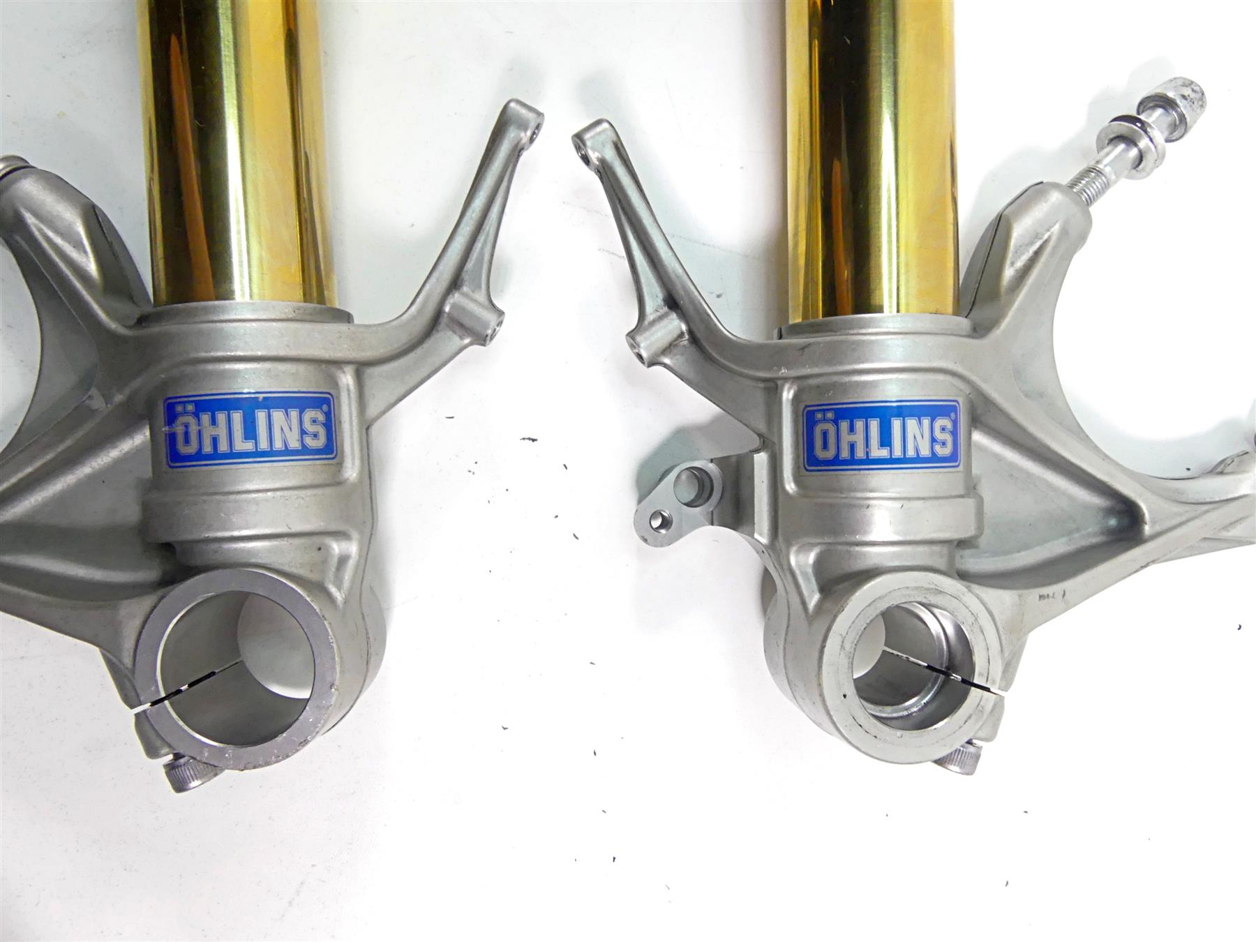 2012 Ducati Panigale 1199S Straight Ohlins Front Fork Legs 34420411A 34520411A {{ shop.shopifyCountryName }} - Mototech271