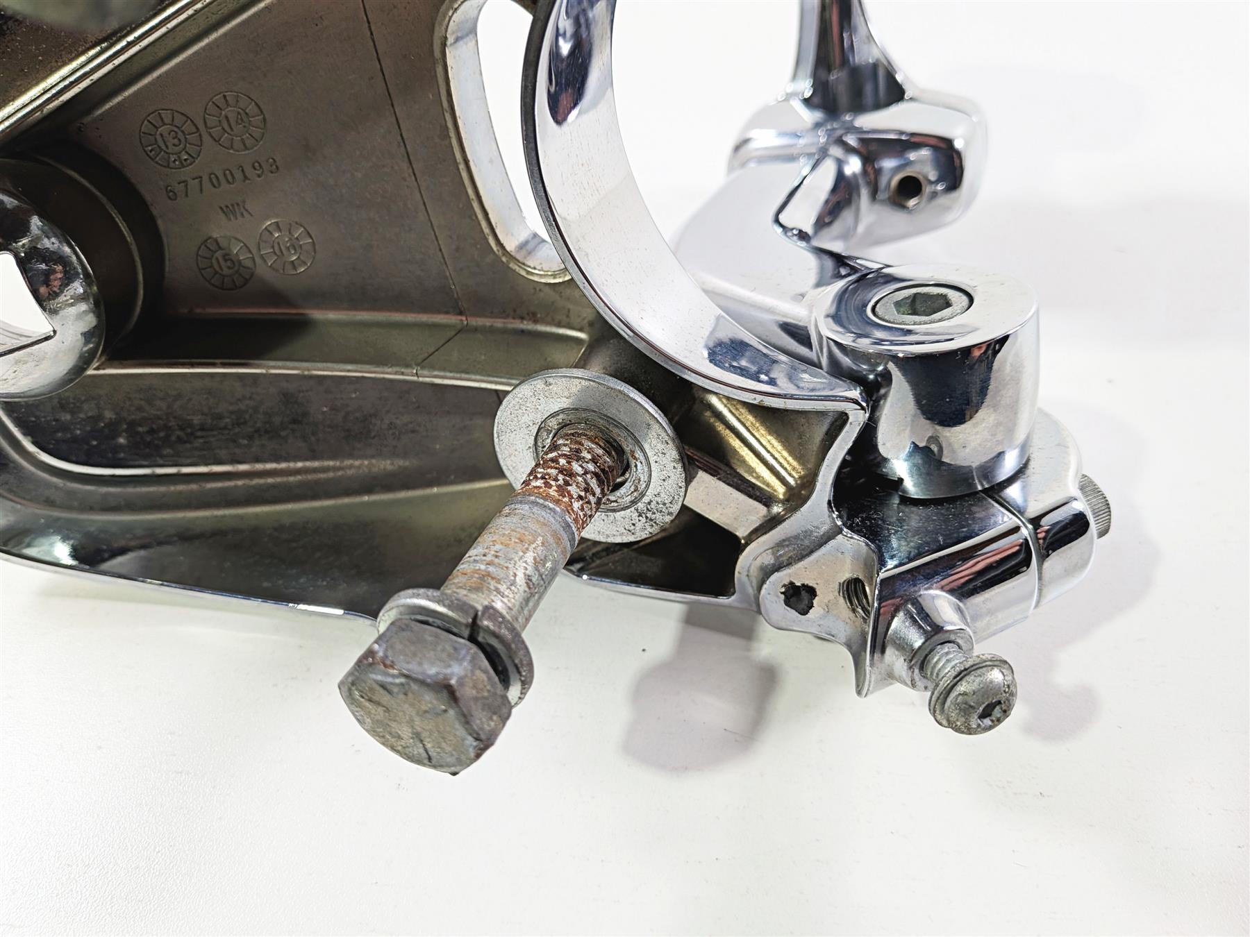 2014 Harley FXDL Dyna Low Rider Handlebar Riser Holder Set 55900064 55900062 {{ shop.shopifyCountryName }} - Mototech271