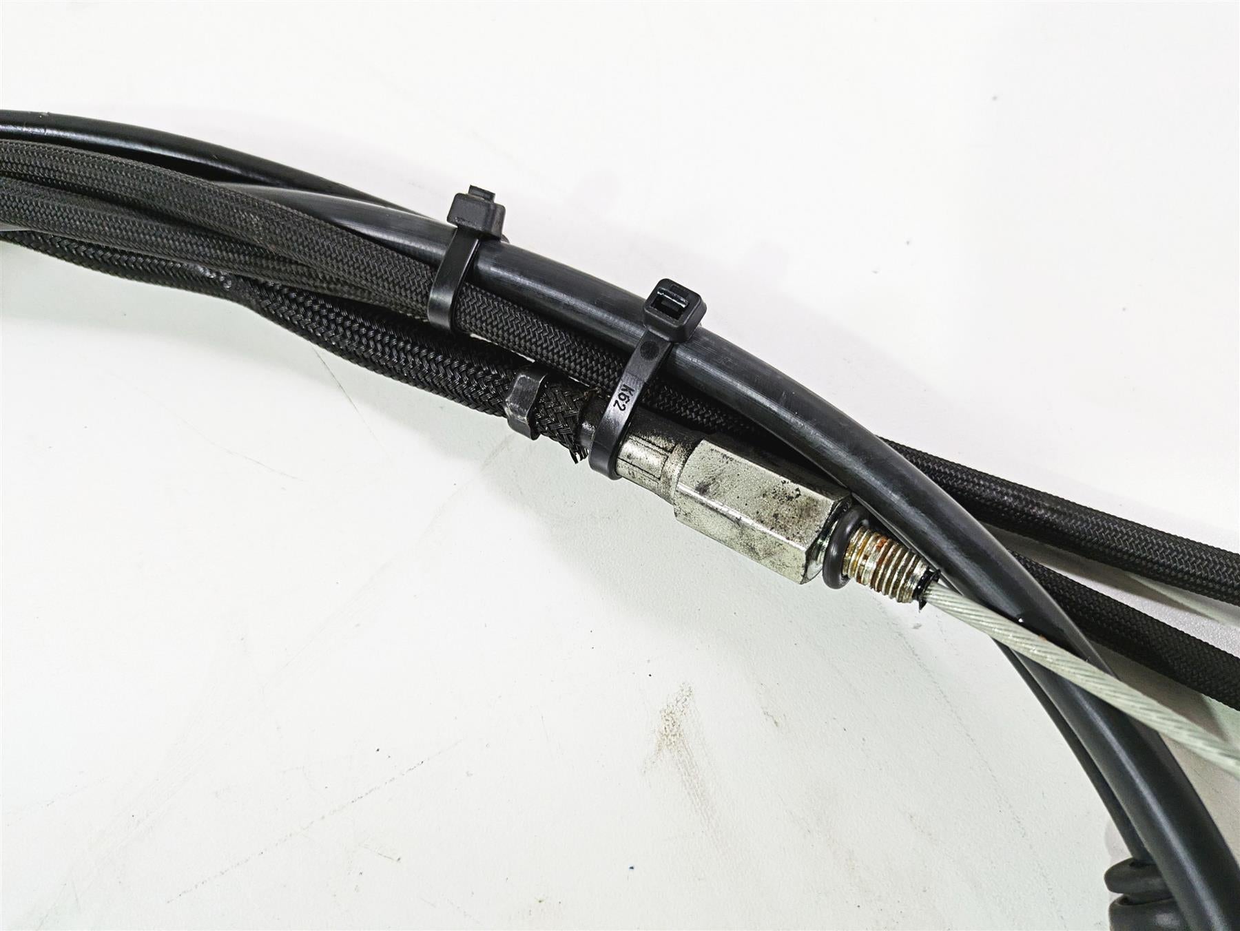 2017 Harley Dyna FXDB Street Bob Oem Brake Line & 10" Throttle Cables 45112-08A {{ shop.shopifyCountryName }} - Mototech271