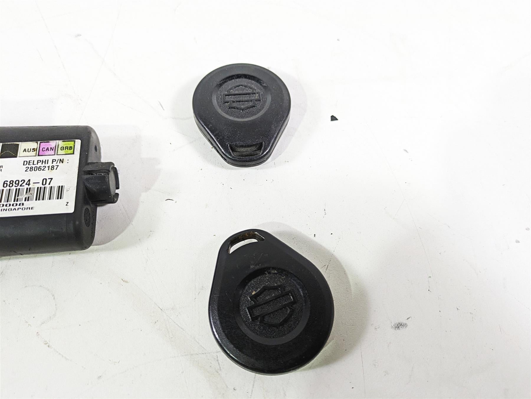 2008 Harley Touring FLHTCU E-Glide 105TH Tssm Security Module & Fob Key 68924-07 {{ shop.shopifyCountryName }} - Mototech271