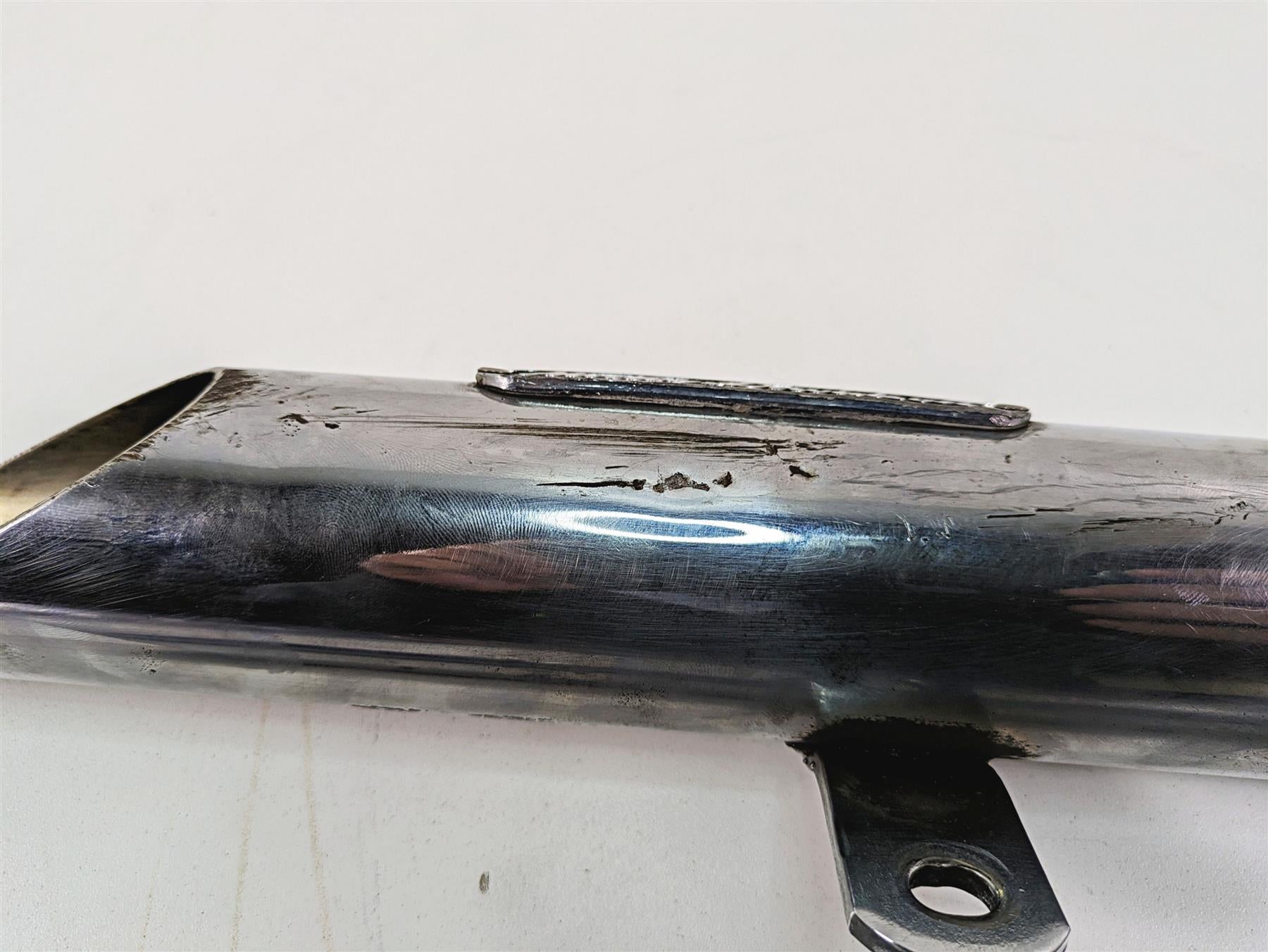 1986 Harley Sportster XLH 883 Oem Slip On Slash Cut Muffler Silencer Set {{ shop.shopifyCountryName }} - Mototech271