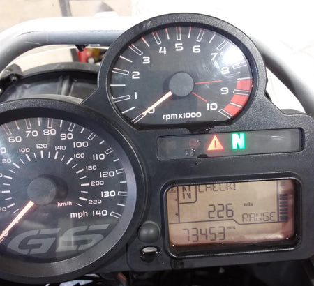 2011 BMW R1200GS K255 Adv Speedometer Speedo Gauge Instrument - 73K 62117725818 {{ shop.shopifyCountryName }} - Mototech271