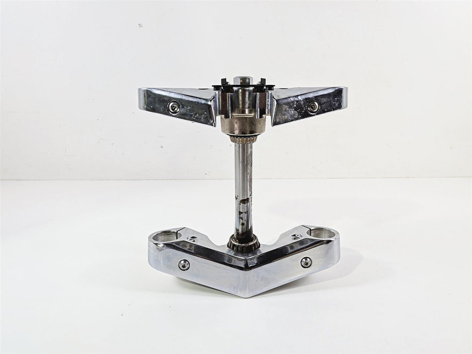 2012 Yamaha XV1900 Raider S Upper & Lower Triple Tree Chrome READ 5C7-23340-00 {{ shop.shopifyCountryName }} - Mototech271