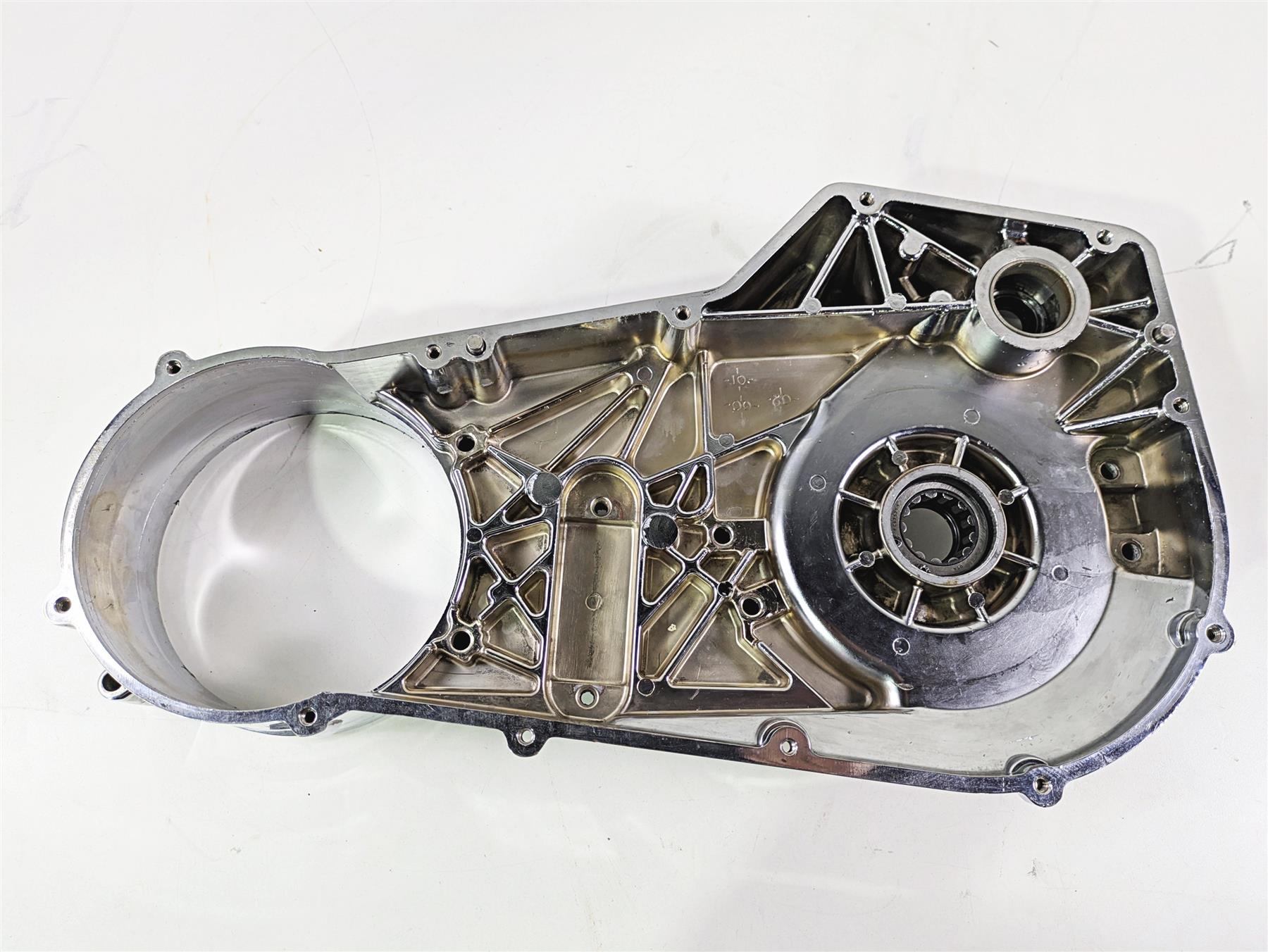 2002 Big Dog Pitbull Chrome Inner Primary Drive Clutch Cover {{ shop.shopifyCountryName }} - Mototech271