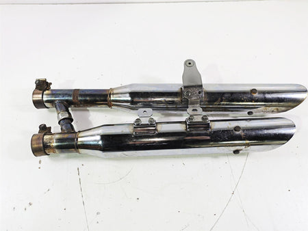 2004 Harley Softail FLSTF Fat Boy Screamin Eagle Slash Cut Exhaust Set 80445-03 {{ shop.shopifyCountryName }} - Mototech271