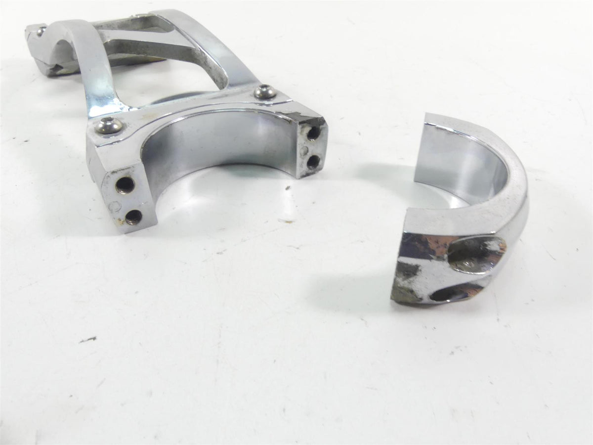 2002 Harley Softail FXSTDI Deuce Front Fork Chrome Support Bracket {{ shop.shopifyCountryName }} - Mototech271