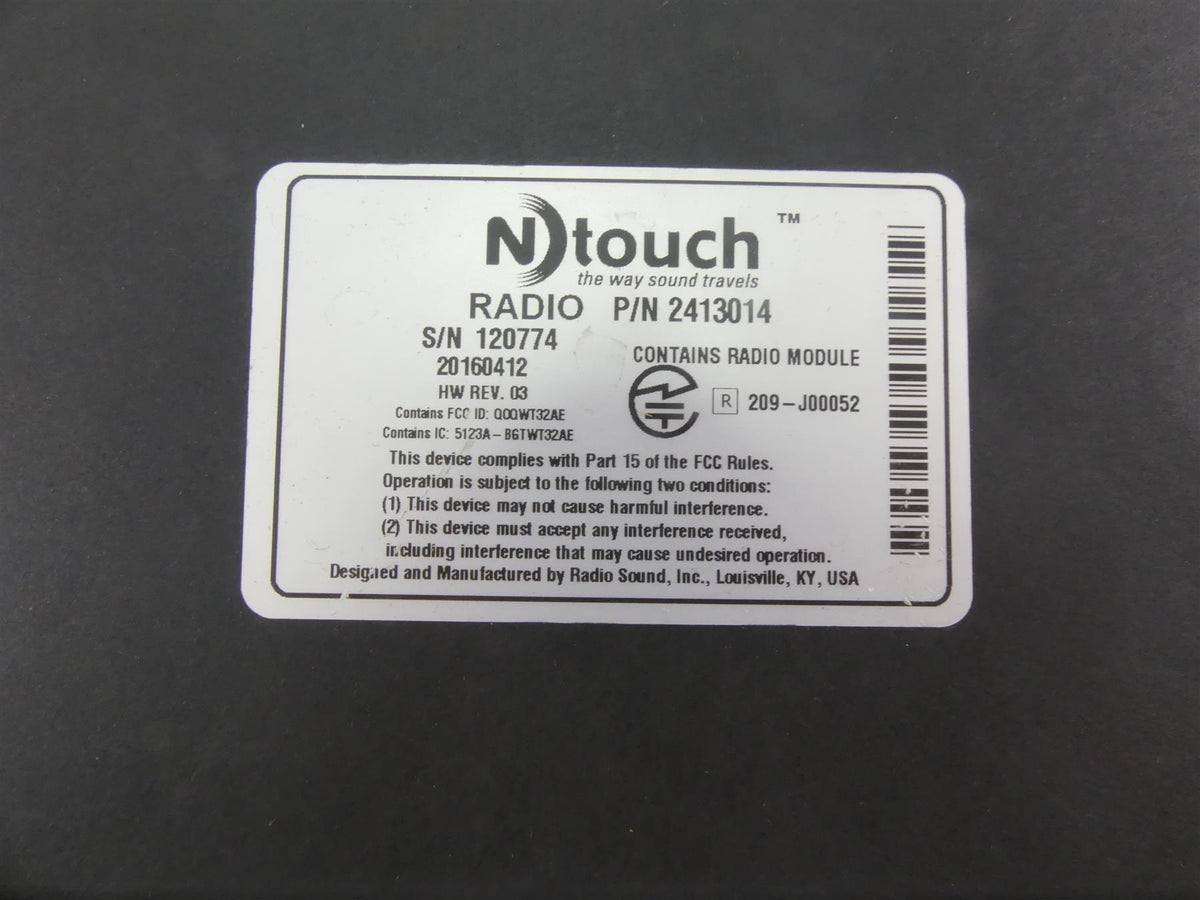 2016 Indian Chieftain Dark Horse Ntouch Audio Radio Module Unit 2413014 {{ shop.shopifyCountryName }} - Mototech271