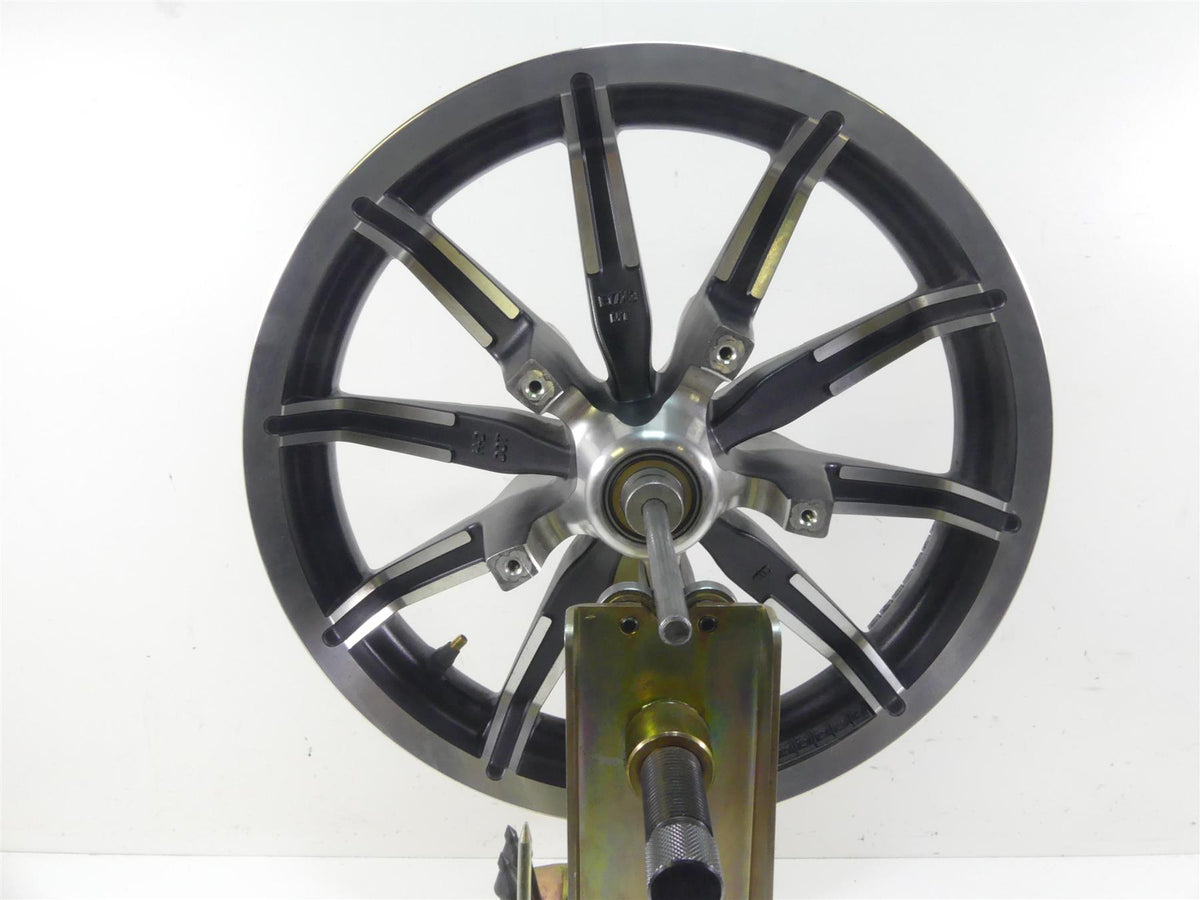 2016 Harley Touring FLHTP Electra Glide Front 17x3 Impeller Wheel Rim 43300386 {{ shop.shopifyCountryName }} - Mototech271