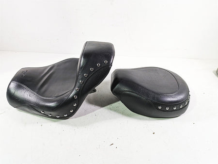 2002 Honda VTX1800 Retro Mustang Sport Touring Studded Front Rear Seat Set 75860 {{ shop.shopifyCountryName }} - Mototech271