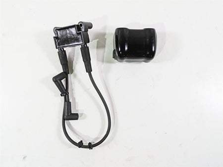 2009 Harley FLSTSB Cross Bones Ignition Coil & Gloss Black Cover 31696-07A {{ shop.shopifyCountryName }} - Mototech271