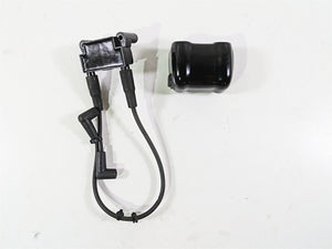 2009 Harley FLSTSB Cross Bones Ignition Coil & Gloss Black Cover 31696-07A | Mototech271