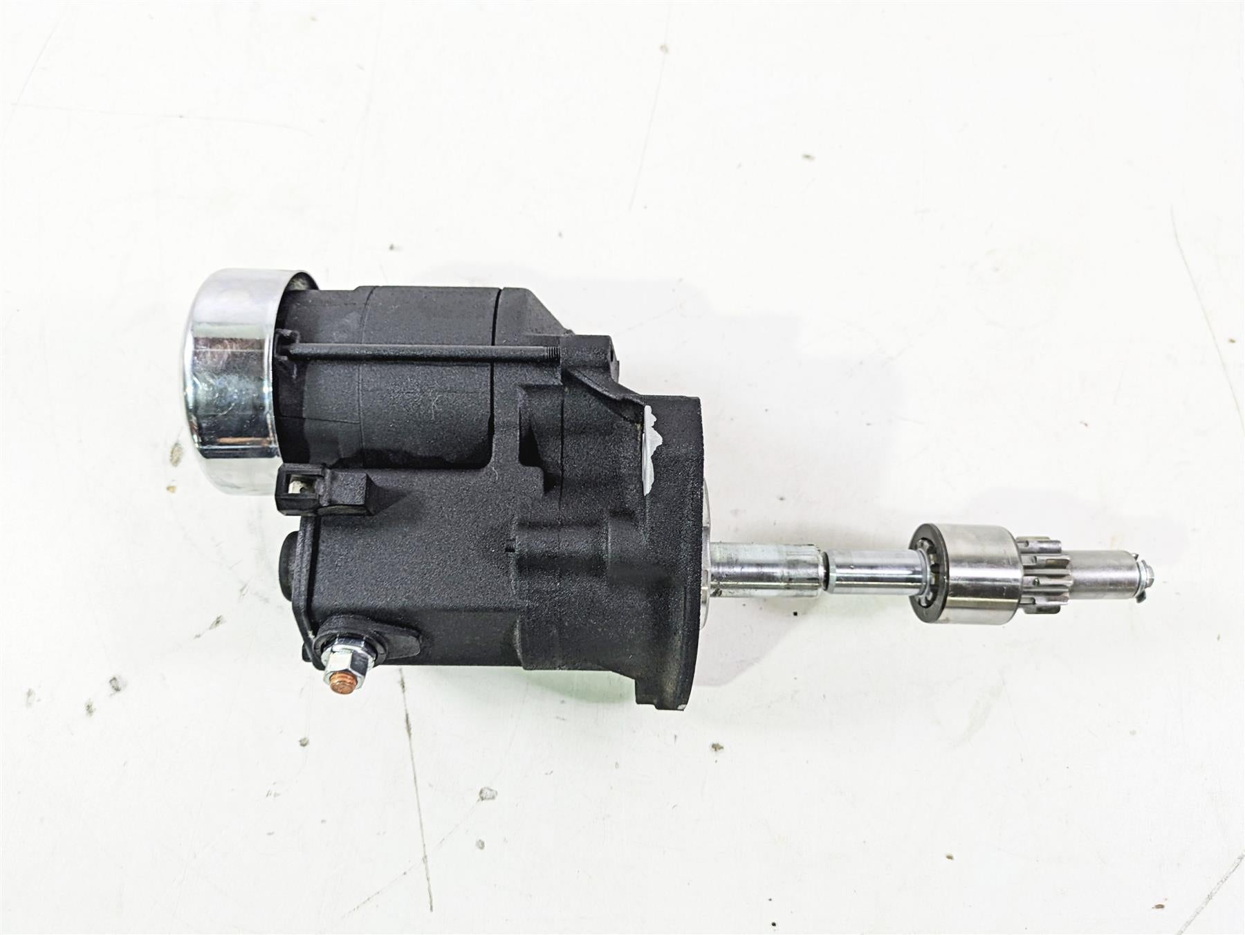 2004 Harley Softail FLSTF Fat Boy Engine Starter Motor + Cover 31612-09 {{ shop.shopifyCountryName }} - Mototech271