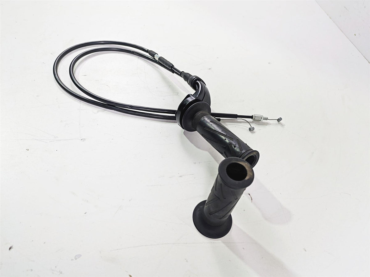 2009 Yamaha FZ1 FZS10 Fazer Hand Throttle Grip Cable Set 3LN-26281-01-00 {{ shop.shopifyCountryName }} - Mototech271