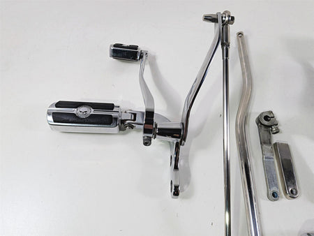 2008 Harley FXDSE CVO Dyna Front Rear Chrome Forward Foot Peg Control Set-Mototech271