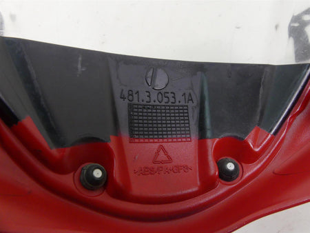 2009 Ducati Monster 1100 S Front Upper Visor Windshield Fly Screen Set 48130531A {{ shop.shopifyCountryName }} - Mototech271