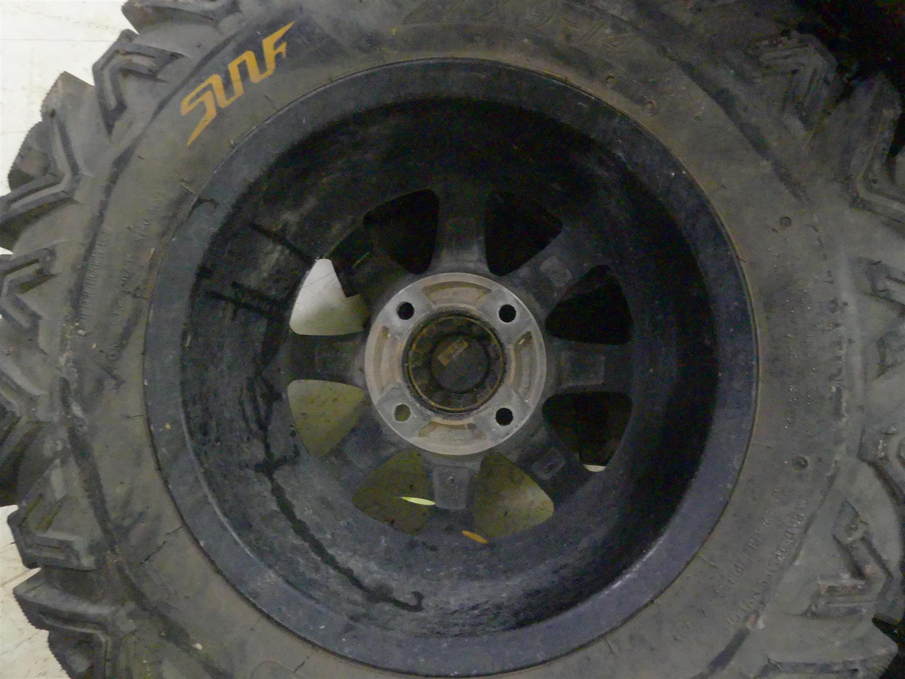 2015 Arctic Wild Cat 700 Sport LTD STI HD Alloy 14x7 Wheel Tire Set SH939 A033 {{ shop.shopifyCountryName }} - Mototech271