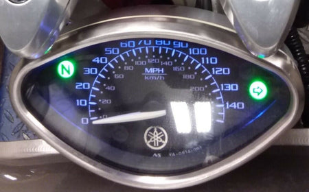 2009 Yamaha XV1700 PC Road Star Warrior Speedometer Speedo Gauge 5PX-83570-01-00 {{ shop.shopifyCountryName }} - Mototech271