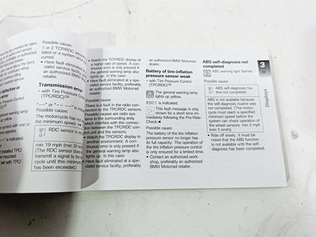 2015 BMW R1200 GS Adv K51 Rider Driver Owners Manual Booklet 01418558987 {{ shop.shopifyCountryName }} - Mototech271