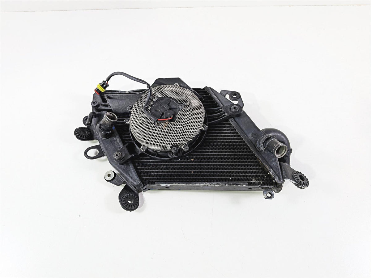 2015 Ducati Diavel Dark Left Coolant Radiator Fan Set 54840891B-Mototech271