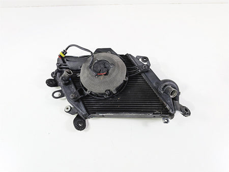 2015 Ducati Diavel Dark Left Coolant Radiator Fan Set 54840891B-Mototech271