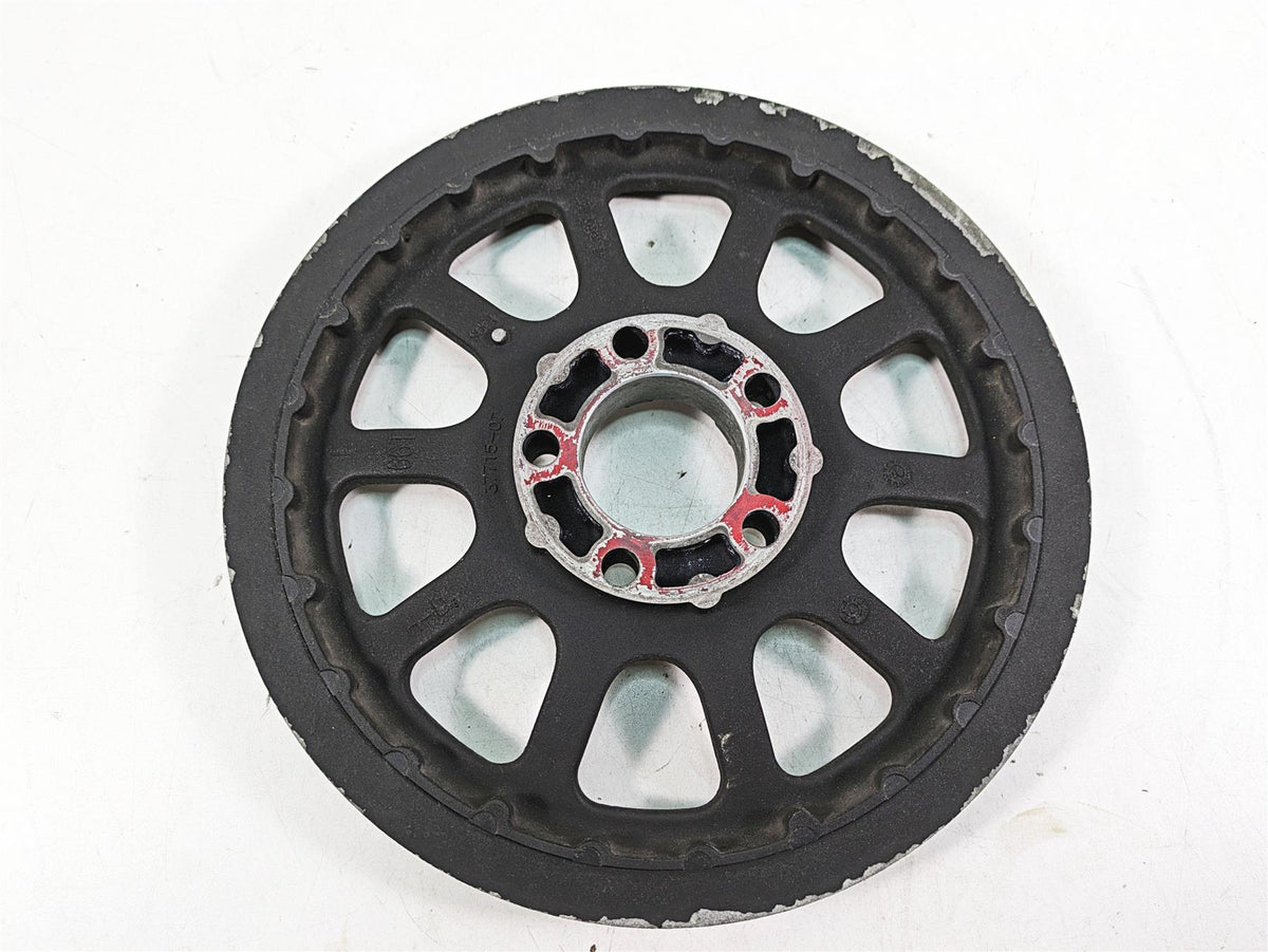 2009 Harley Softail FLSTSB Cross Bones Rear Drive Belt Pulley 66T 7/8 37715-07 {{ shop.shopifyCountryName }} - Mototech271
