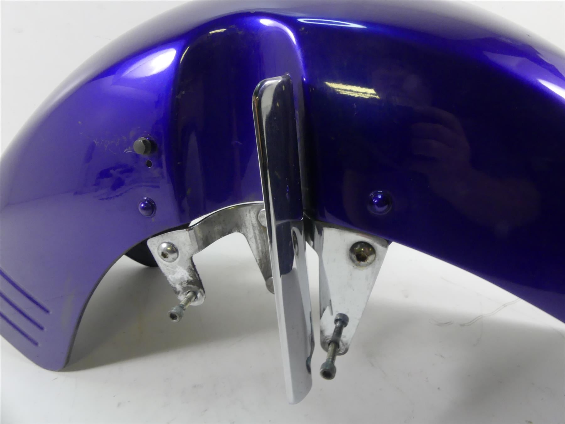 2003 Honda VTX1800R Front Fender Tire Hugger Mud Guard - Dent 61100-MCV-R10ZA {{ shop.shopifyCountryName }} - Mototech271