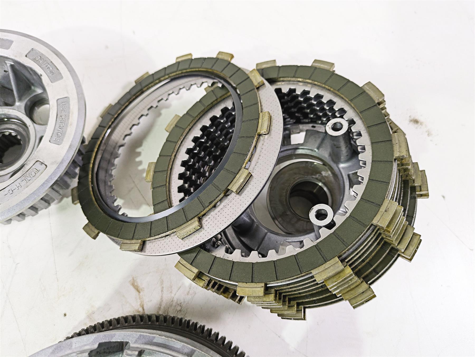 2010 Harley VRSCF Muscle Rod Clutch Basket Friction Disc Set 36699-01KB {{ shop.shopifyCountryName }} - Mototech271