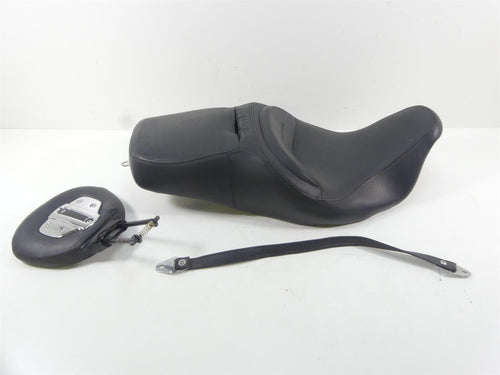 2004 Harley FLHTC SE CVO Electra Glide Seat Saddle & Rider Backrest 52690-04 | Mototech271