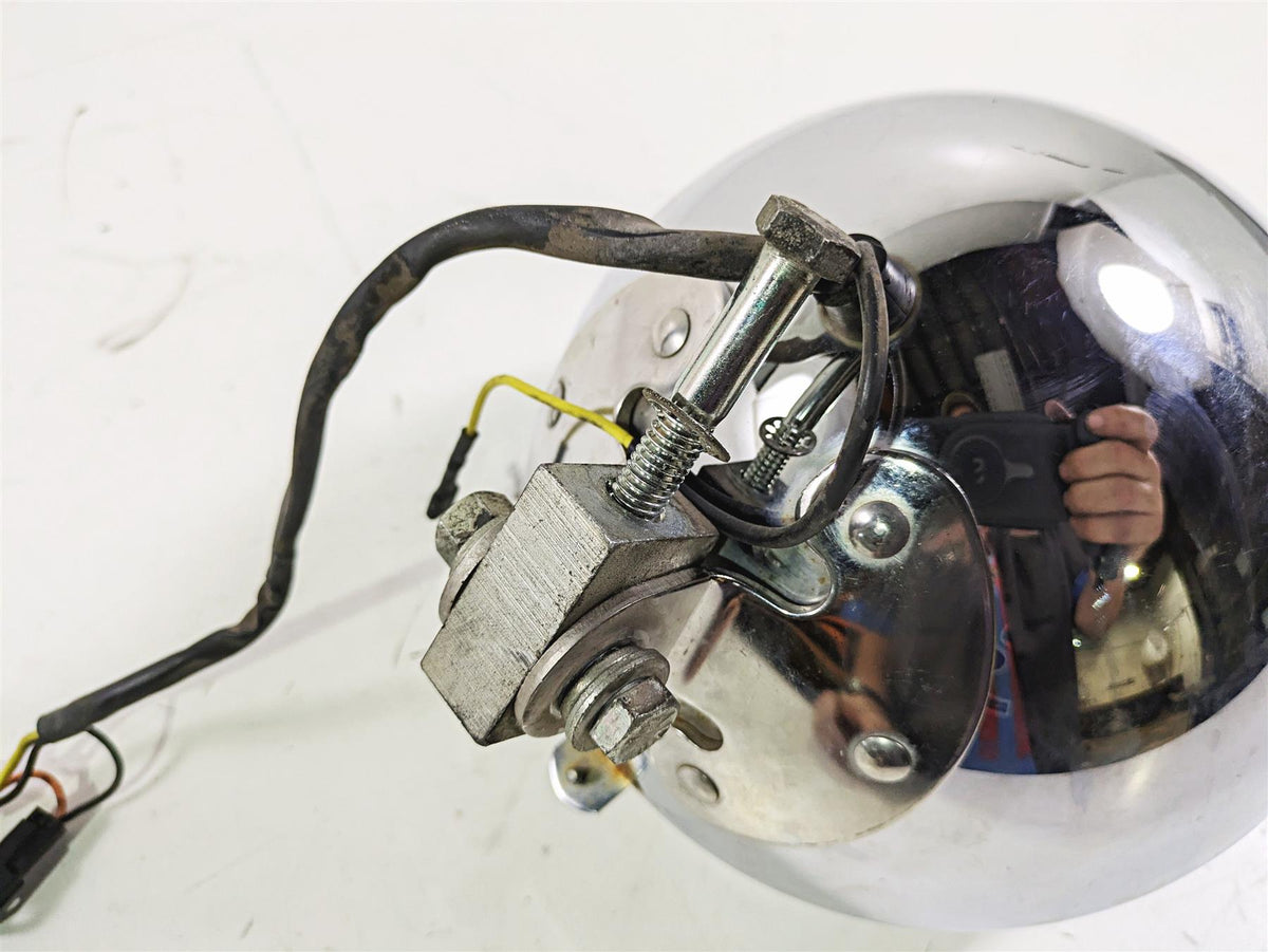 2004 Harley FLSTCI Softail Heritage Headlight & Led Halo Bulb Lens 67903-00 {{ shop.shopifyCountryName }} - Mototech271