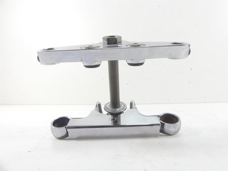 2008 Harley Softail FXSTB Night Train 41mm Chrome Triple Tree Set 45640-00A {{ shop.shopifyCountryName }} - Mototech271