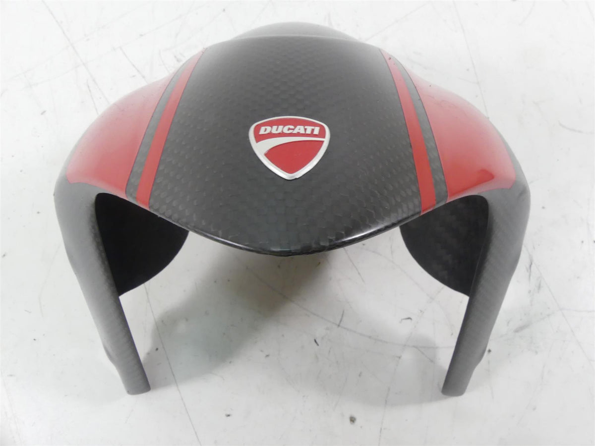 2015 Ducati Diavel Carbon Red Front Fiber Fender Tire Hugger Mud Guard 56420971A {{ shop.shopifyCountryName }} - Mototech271