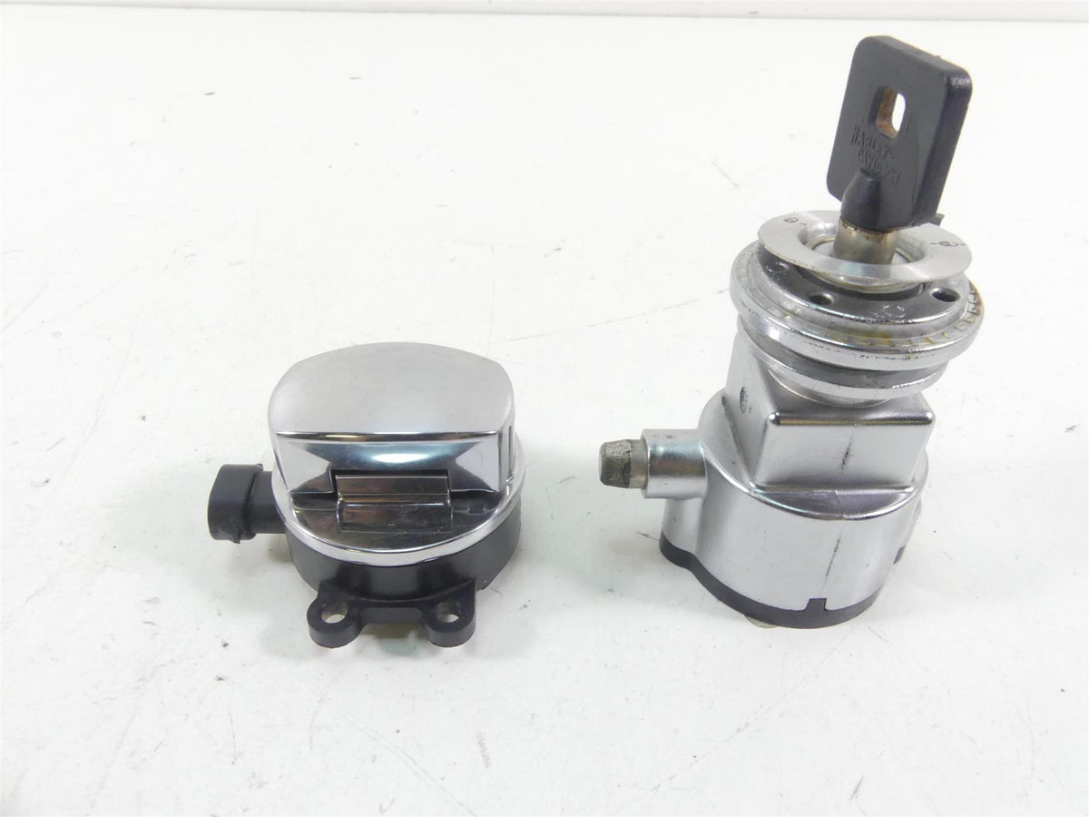 2015 Harley FXDF Dyna Fat Bob Ignition Switch Steering Lock Key Set 71430-12 {{ shop.shopifyCountryName }} - Mototech271