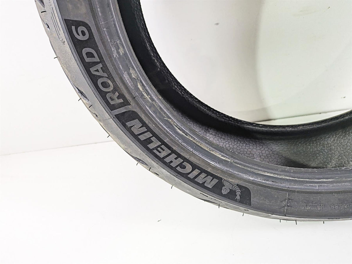 Used Rear Motorcycle Tire Michelin Road 6 180/55 ZR 17 3528701593043 {{ shop.shopifyCountryName }} - Mototech271
