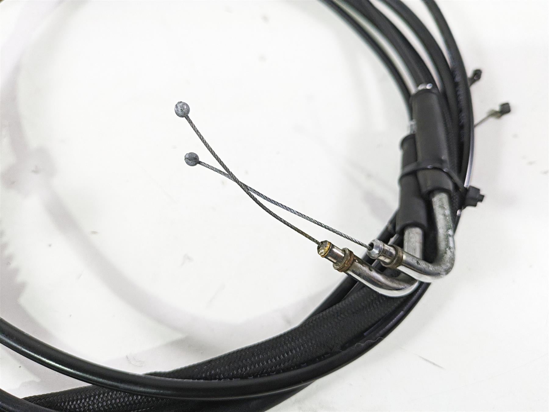 2017 Harley Dyna FXDB Street Bob Brake Clutch Throttle Cable Set 14" Ape Hanger {{ shop.shopifyCountryName }} - Mototech271