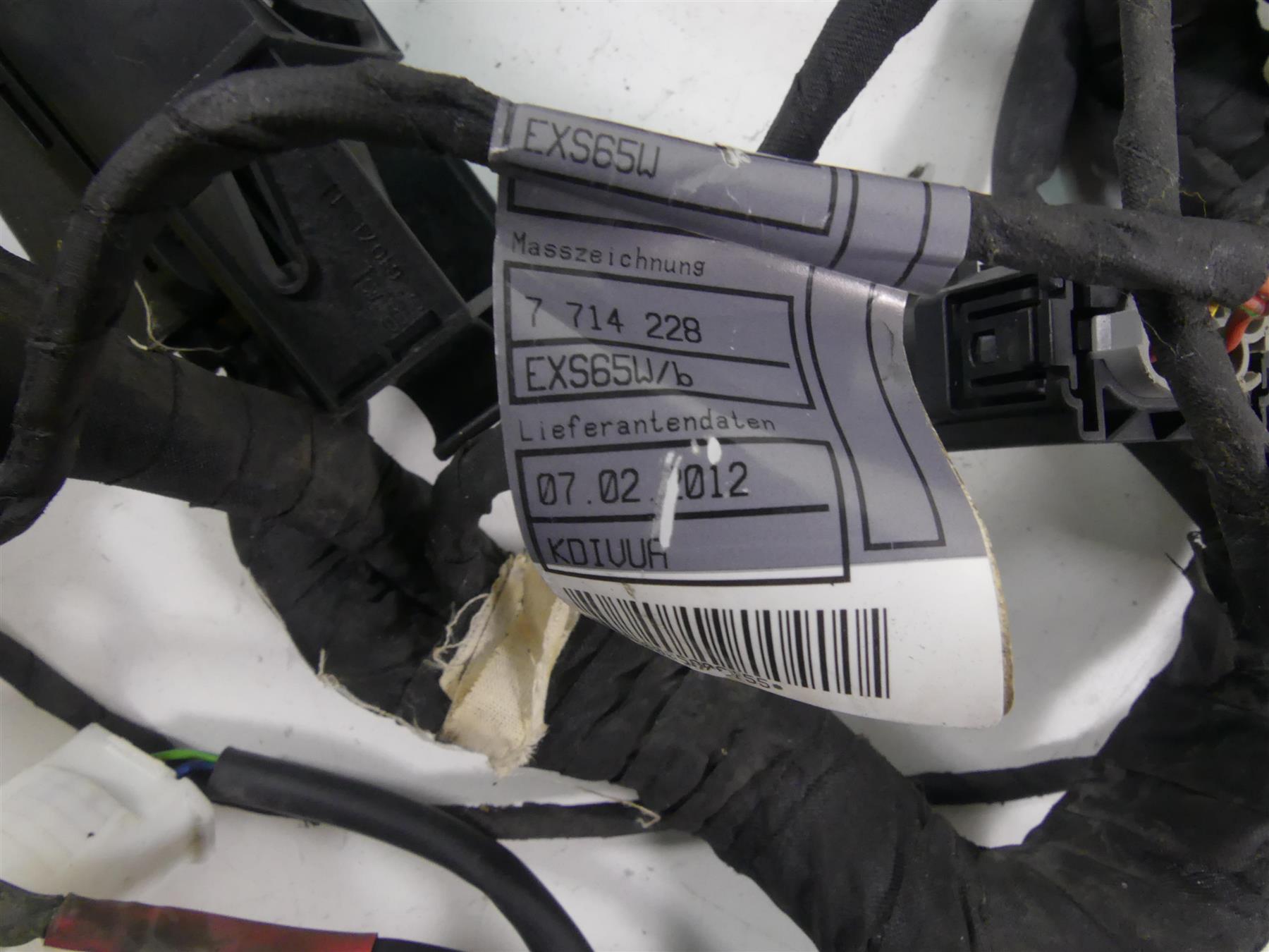 2012 BMW R1200 GS K255 Adventure Main Engine Wiring Harness Abs Esa 61117726669 {{ shop.shopifyCountryName }} - Mototech271