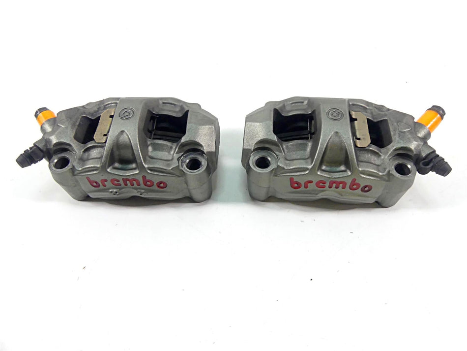 2012 Ducati Panigale 1199S Front Brembo Brake Caliper 100mm Set 61041371A 61041381A {{ shop.shopifyCountryName }} - Mototech271