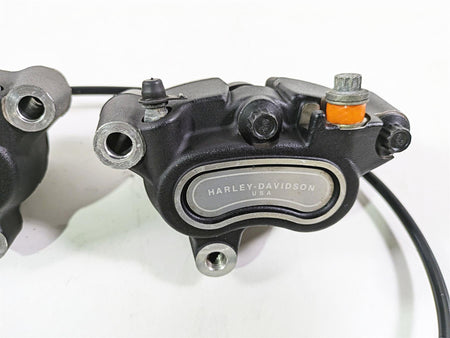 2016 Harley FXDL Dyna Low Rider Front Brake Caliper Set 41300001 41300002 {{ shop.shopifyCountryName }} - Mototech271