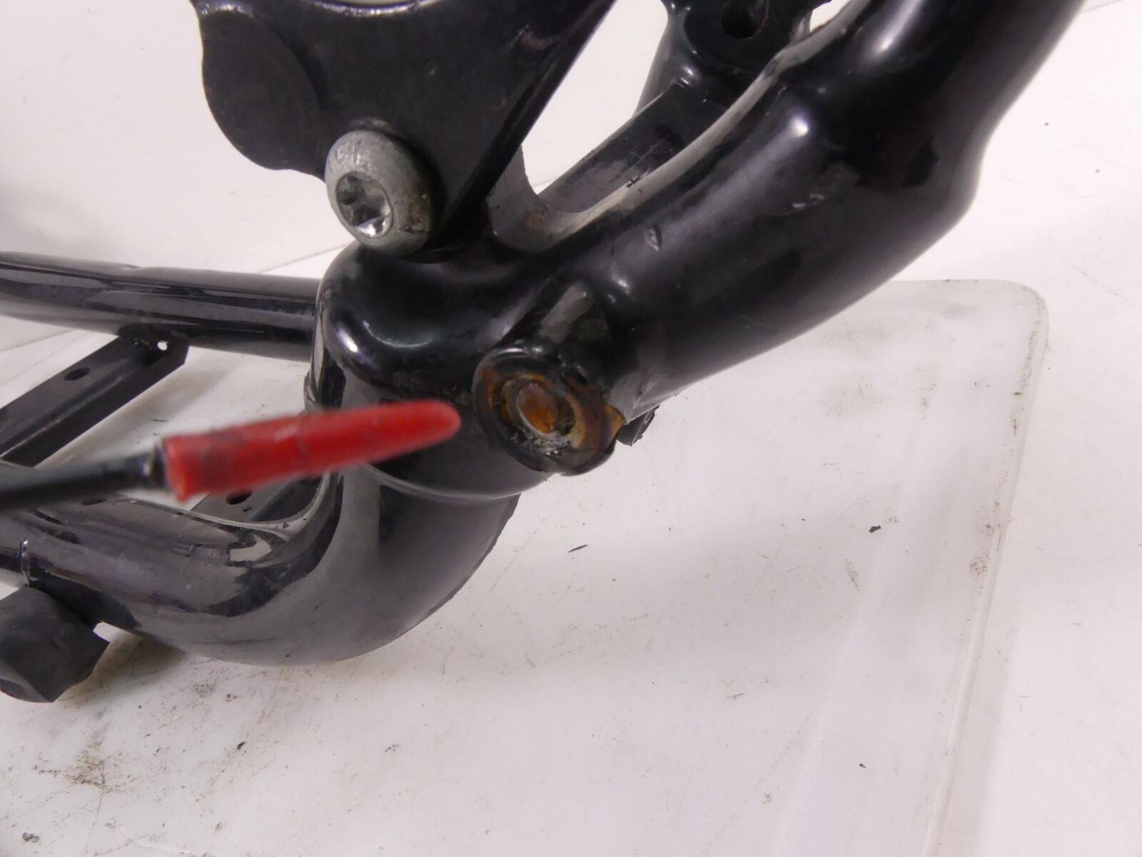 2009 Harley XR1200 X Sportster Main Frame Chassis - Slvg - Bent 48879-08 {{ shop.shopifyCountryName }} - Mototech271