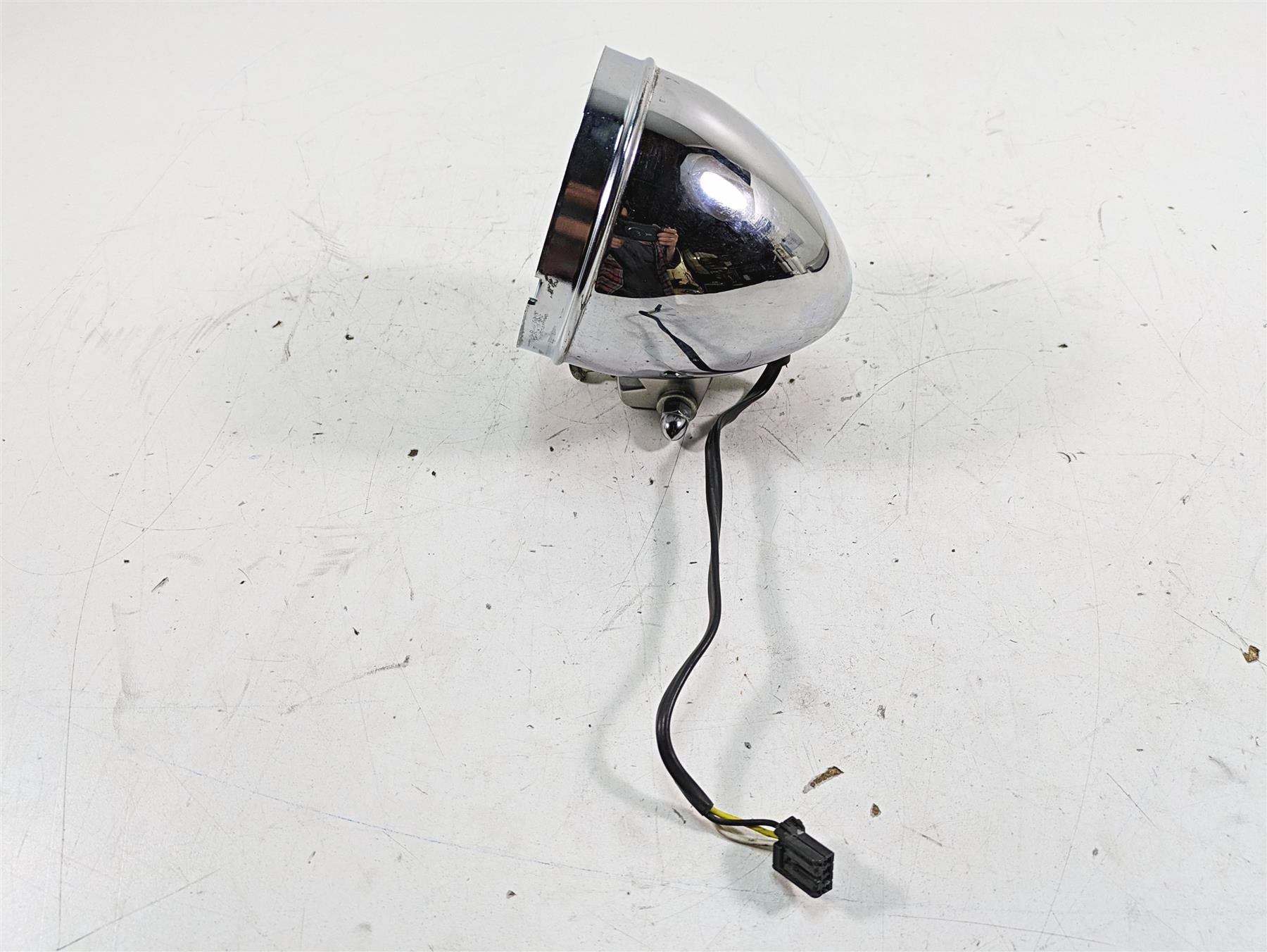 2009 Harley FXCWC Softail Rocker C Headlight Bucket Shell & Mount 69785-08 {{ shop.shopifyCountryName }} - Mototech271