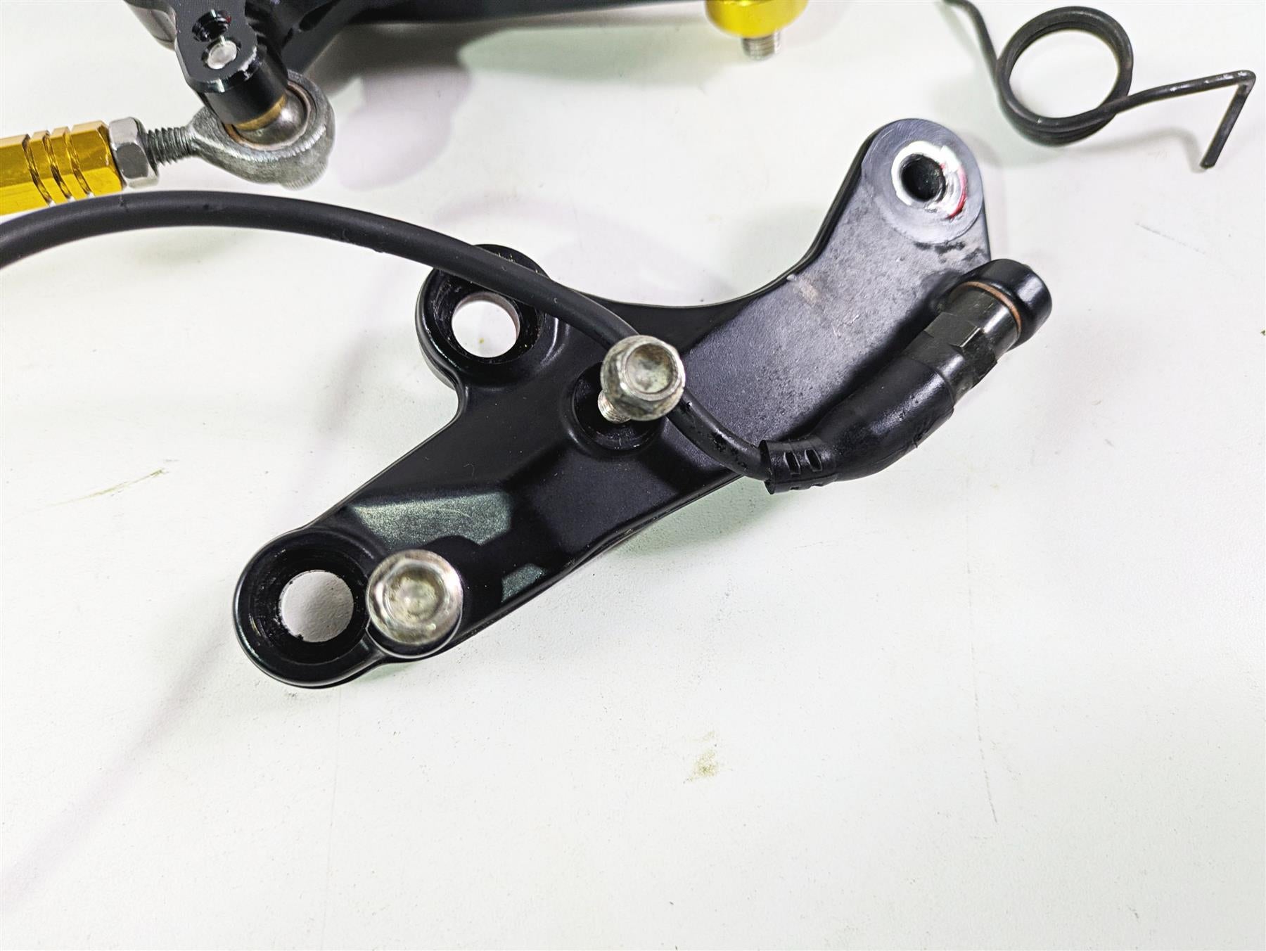 2010 Ducati Streetfighter 1098 S Right Rearset & Brake Pedal - For Parts {{ shop.shopifyCountryName }} - Mototech271