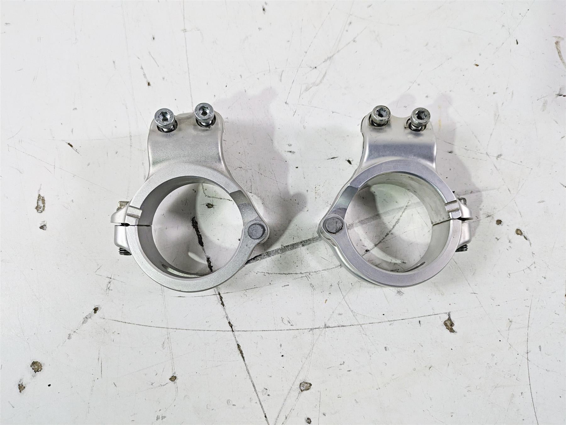 2015 Ducati Panigale 1299 S Clip On Handlebar Clamp Set 53mm 875P1741BA 875P2184 {{ shop.shopifyCountryName }} - Mototech271